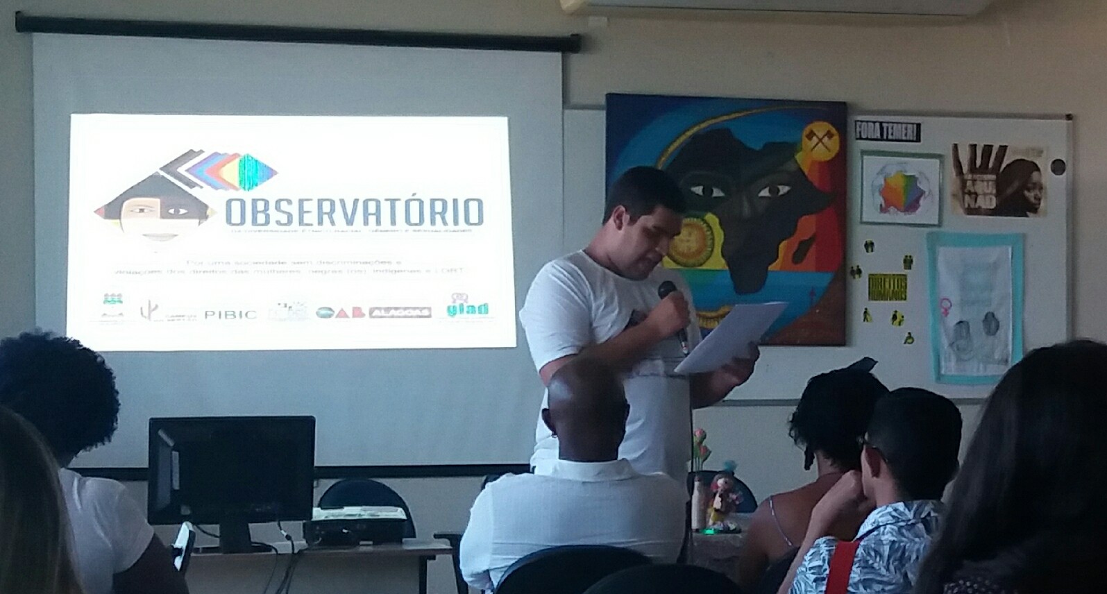 Registro do Lançamento do Observatório em 2017